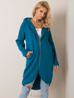 Long Blue Hoodie RUE PARIS