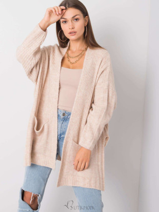 Beige RUE PARIS Cardigan