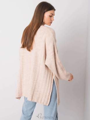 Beige RUE PARIS Cardigan