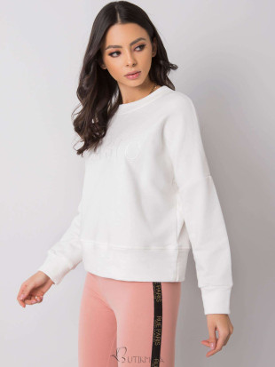 Ecru Women's Cotton Sweatshirt