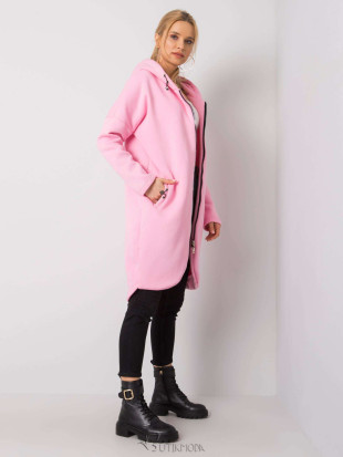 Light Pink Long Hoodie RUE PARIS