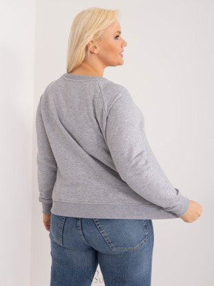 Gray Plus Size Hoodie Without Hood