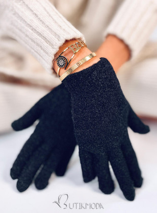 Women's basic gloves black