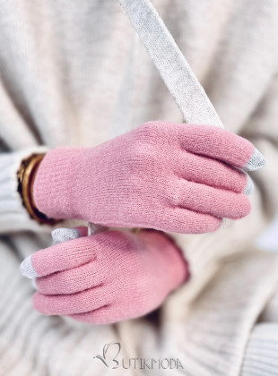 Women's basic gloves pink