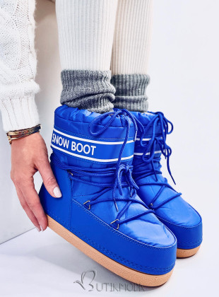 Low snow shoes royal blue