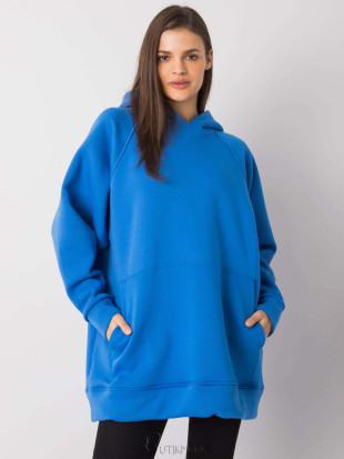 Women's Hooded Sweatshirt in Dark Blue