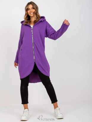 Purple Hooded Sweatshirt