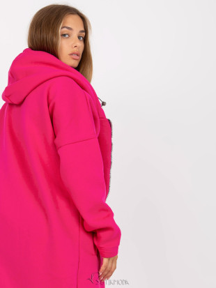 Pink Hooded Sweatshirt Tina RUE PARIS