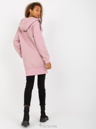 Pink Long Hoodie RUE PARIS