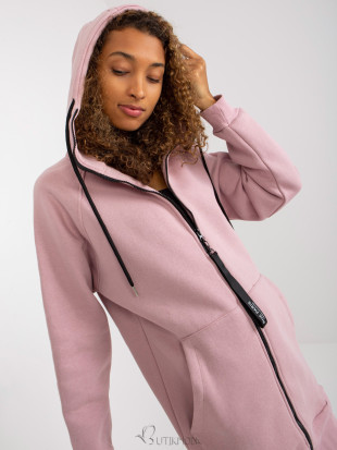 Pink Long Hoodie RUE PARIS