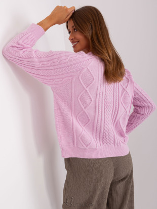 Lilac Women's Button-Up Sweater