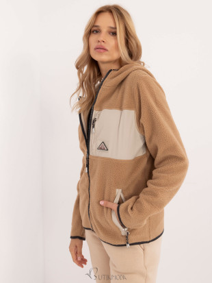 Stylish Beige Hoodie