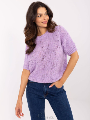 Stylish Sweater in Light Purple