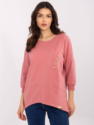 Stylish Blouse in Dark Pink