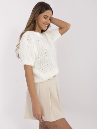 Elegant ecru sweater