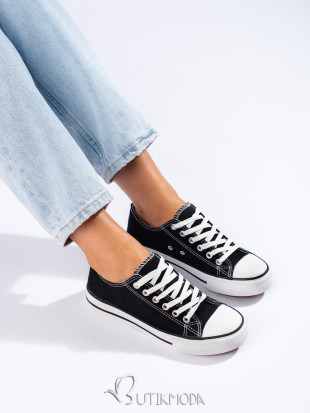 Classic Black Women's Sneakers Shelovet