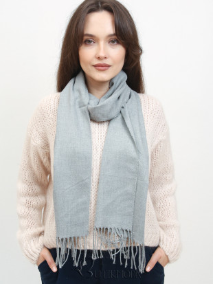 Basic women's scarf grey