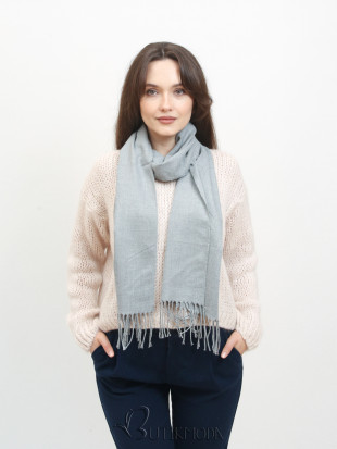 Basic women's scarf grey