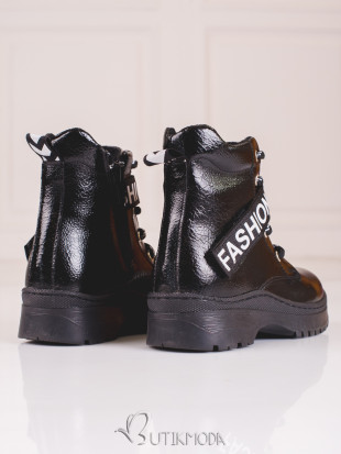 Black girls' boots Fashion