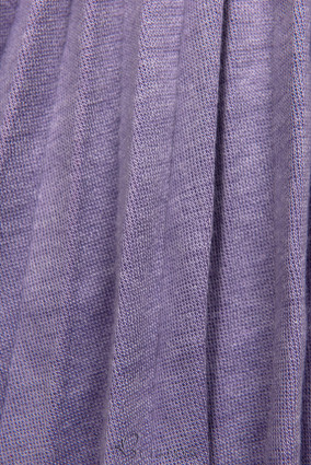 Purple girl's dress with a belt