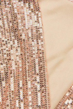 Light pink dress with sequins