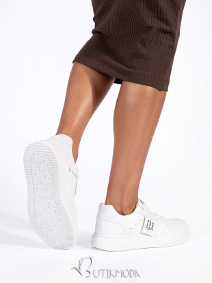 White Platform Sneakers