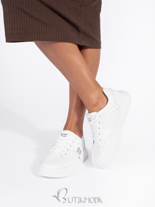 White Platform Sneakers