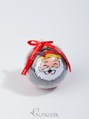 Christmas socks in a bauble