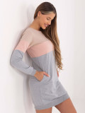 Beige-Pink Sweat Dress RUE PARIS