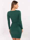 Elegant Dark Green Dress
