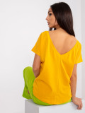 Dark Yellow Women's T-Shirt Fire