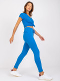 Sporty Jogging Pants in Dark Blue