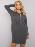 Stylish Gray Dress with Long Sleeves