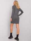 Stylish Gray Dress with Long Sleeves