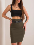 Khaki Pencil Skirt RUE PARIS