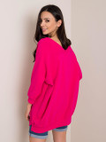 RUE PARIS Pink Oversized Sweatshirt