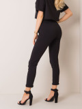 Black Sports Pants with Application