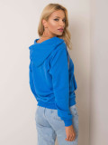 Dark Blue Cotton Hoodie