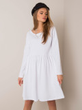 White Melange Dress RUE PARIS