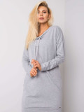 Gray Melange Sweat Dress