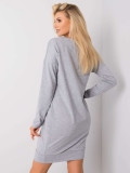 Gray Melange Sweat Dress