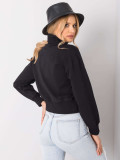 Black Basic Sweater with Turtleneck