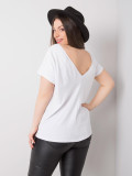 White Plus Size Cotton T-Shirt