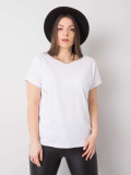 White Plus Size Cotton T-Shirt
