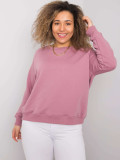 Pink Plus Size Hoodie Without Hood
