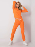 RUE PARIS Orange Women's Tracksuit Set
