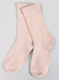 Smooth high nude women's socks