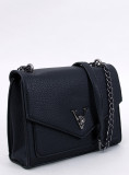 Small black leaf handbag