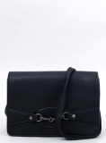 Black handbag made of eco-leather