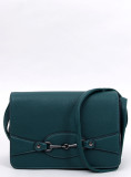 Green handbag made of eco-leather